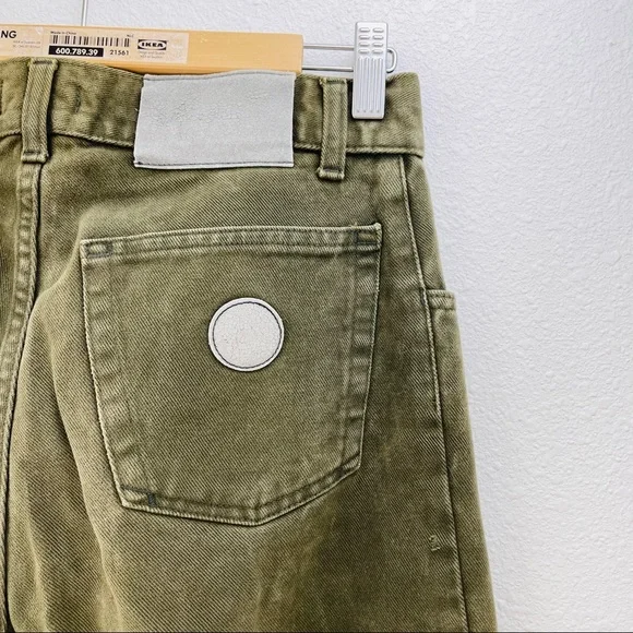 MOSCHINO Green super soft jeans relaxed straight pants joggers - Picture 10 of 10